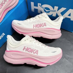 Hoka Bondi 10 Cream Pink Rose