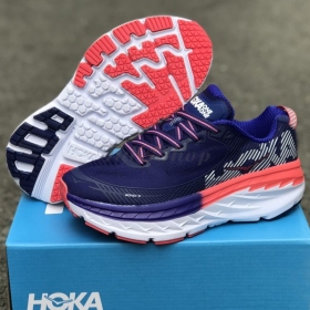Hoka Bondi 5 Blue Pink