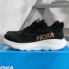 Hoka Clifton 10 Black Rose Gold
