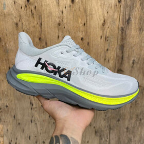 Hoka Clifton 10 Grey Yellow