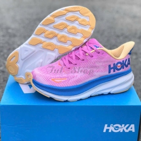 Hoka Clifton 9 Running Light Pink Blue