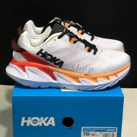 Hoka Elevon 2 White / Blazing Orange