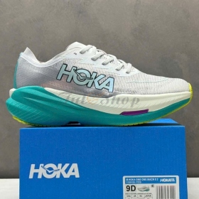 Hoka Mach x 2 Frost/Electric Aqua