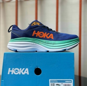 Hoka Clifton 8 Yellow Blue Mint White