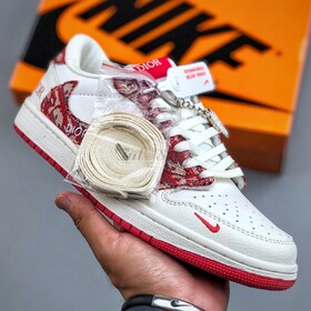 Jordan 1 Low Dior Red Custom