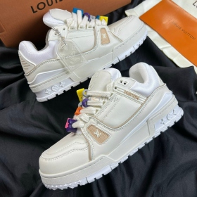 LV Trainer Maxi White Cream
