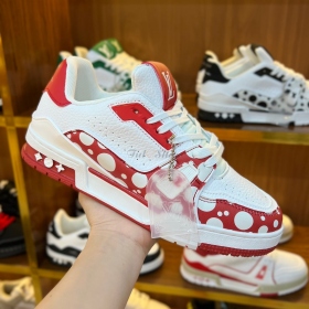 LV Trainer Red Spot White
