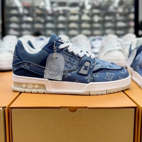 LV Trainer Sneaker Blue