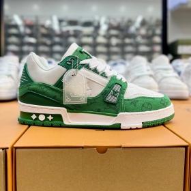LV Trainer Sneaker Green