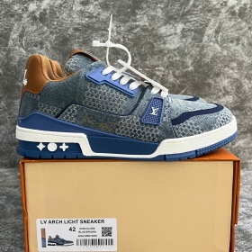 LV54 Trainer Denim Damier Blue