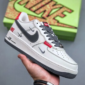 Nike Air Force 1 Custom Supreme Scibble