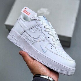 Nike Air Force 1 GS White Light Armoury Blue