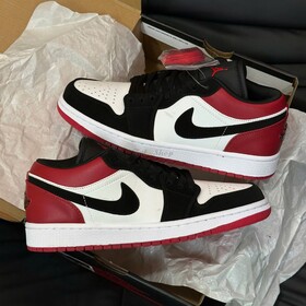 Nike Air Jordan 1 Low Black Toe 2025