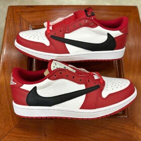 Nike Air Jordan 1 Low Travis Scott Red White Black