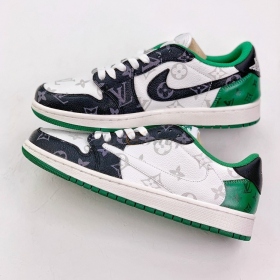 Nike Air Jordan 1 Low x Fragment LV Green