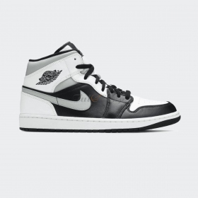 Nike Air Jordan 1 Mid Black Smoke Grey