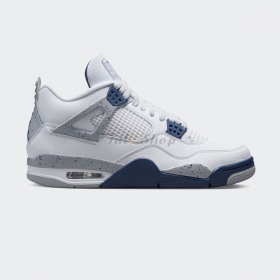 Nike Air Jordan 4 White Midnight Navy