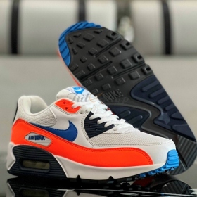 Nike Air Max 90 White Orange Blue