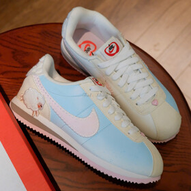 Nike Cortez White Light Blue/Pink Colorway