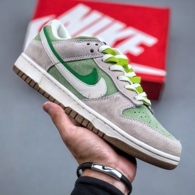 Nike Dunk Low Double Swoosh Grey Green White