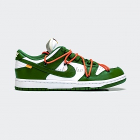 Nike Dunk Low x Off White Pine Green