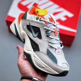 Nike M2K Tekno Cream White Orange Nam Nữ
