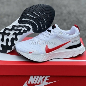 Nike React Infinity 3 White Light Crimson
