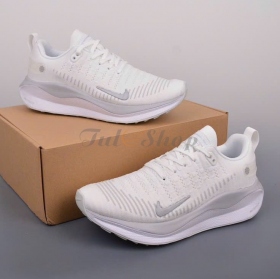 Nike React Infinity Run Flyknit 4 White Metallic