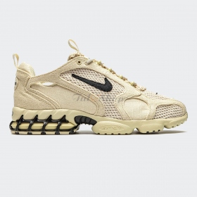 Nike Stussy x Air Zoom Spiridon Caged Fossil