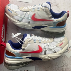 Nike V2K Runtekk Metallic Silver Gym Red