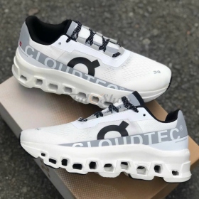 On Running Cloudmonster White Black