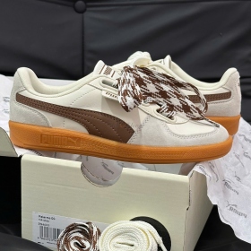 Puma Palermo Wide Lace Suede Brown Mushroom