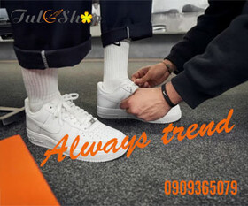 Top Giày AF1 Trắng Trend Không Lo Lỗi Mốt