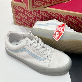 Vans White Blue Aqua