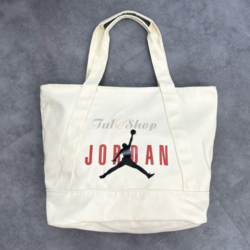 Túi Holdall tole bag Jordan Flight Natural Red Black